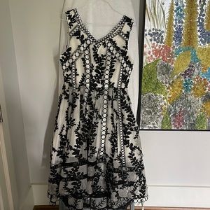 Zimmermann silk embroidered dress, size 2